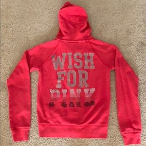VS PINK zip up sweatshirt